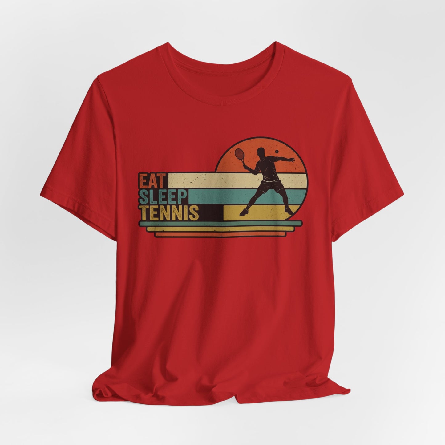 Eat Sleep Tennis Vintage Graphic Tee