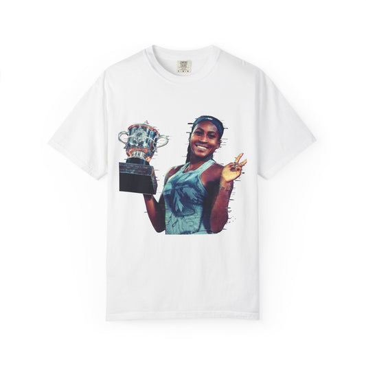 T-Shirt — Coco Gauff Champion Photo Tee