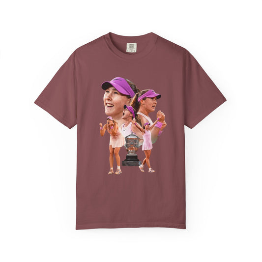Tennis Graphic T-Shirt — 'Tennis: An Essential Element' Vintage Player Collage