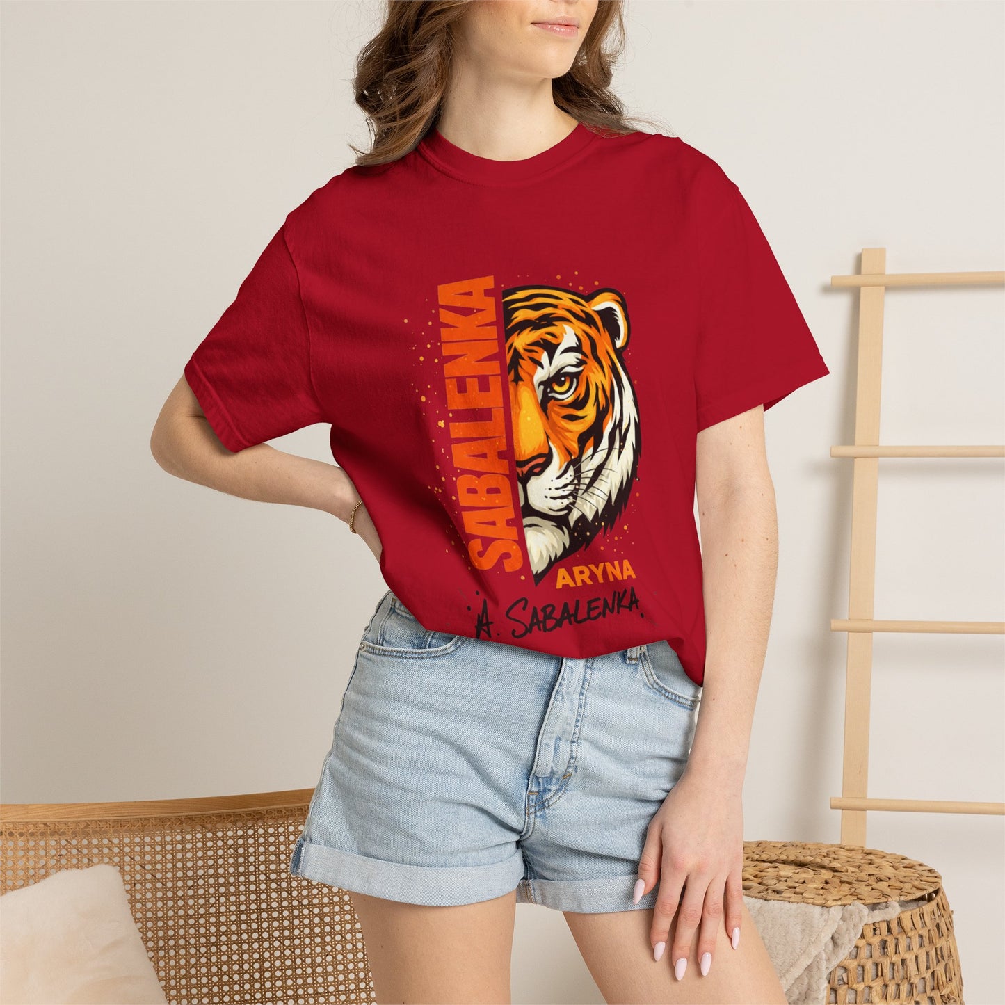 Aryna Sabalenka Tiger T-Shirt — Sabalenka Tennis Fan Tee