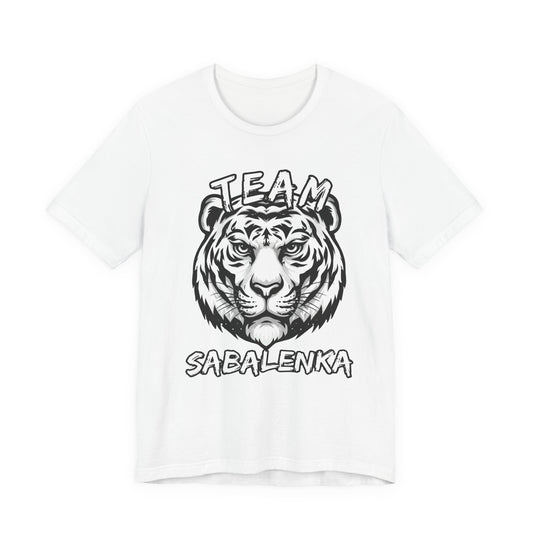 Team Sabalenka Tiger T-Shirt — Tennis Fan Tee