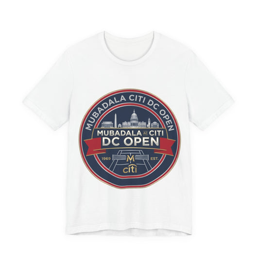 DC Open Tennis Tee — 'Mubadala Citi DC Open' Vintage Badge Shirt