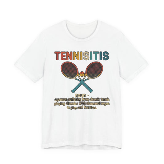 Tennisitis T-Shirt – Vintage Tennis Rackets Graphic Tee