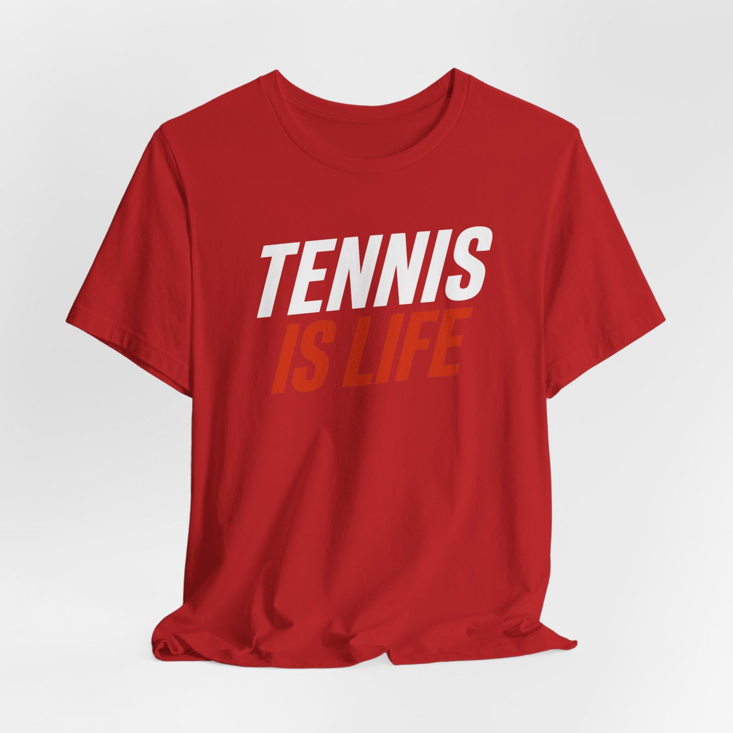 Tennis Is Life Tee — Athletic Graphic T-Shirt for Tennis Players & Fans