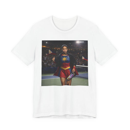 Alex Eala Tennis T‑Shirt — Filipino Tennis Star Photo Tee