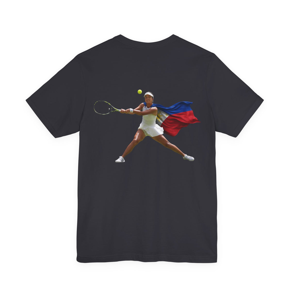 Alex Eala Colorblock Name Tee — Kids & Fans Tennis Player Tribute Shirt