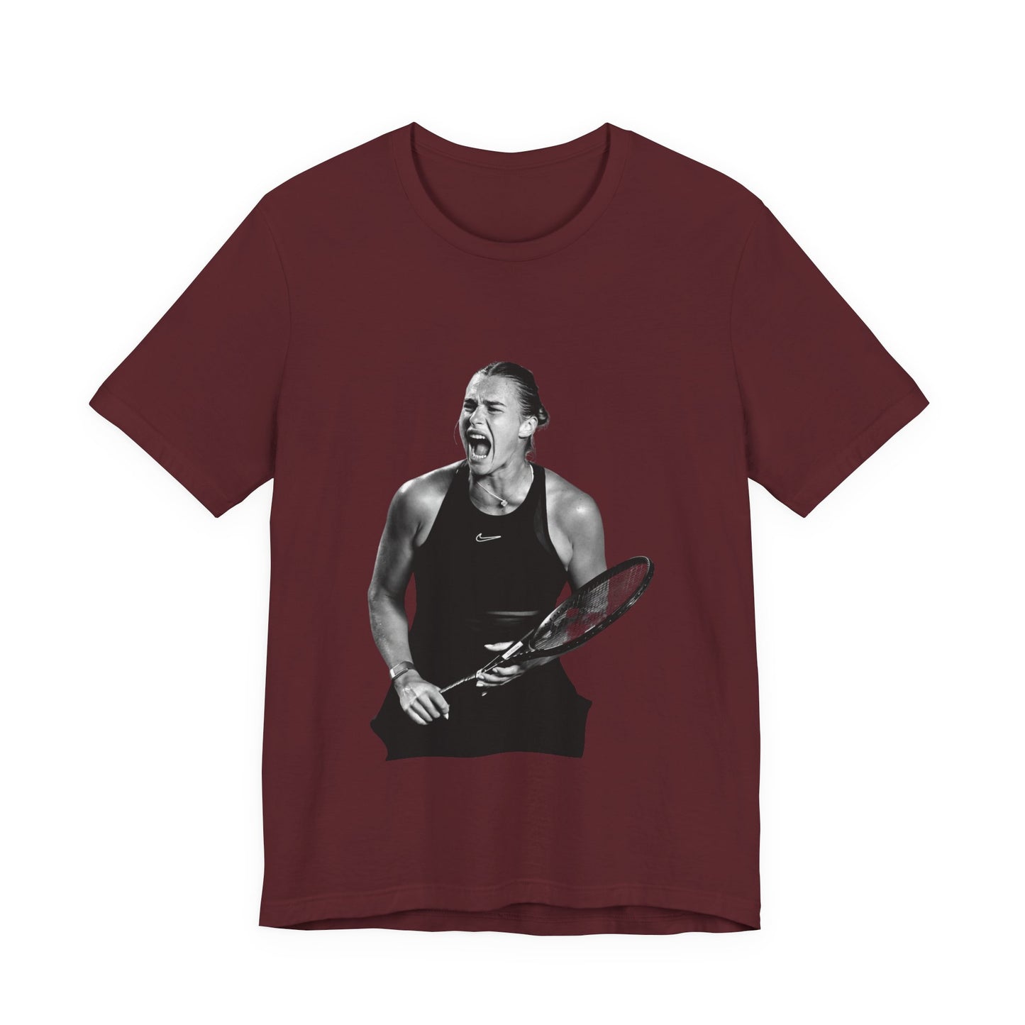 Tennis Player Sabalenka Graphic Tee — Energetic Champion Tennis T‑Shirt