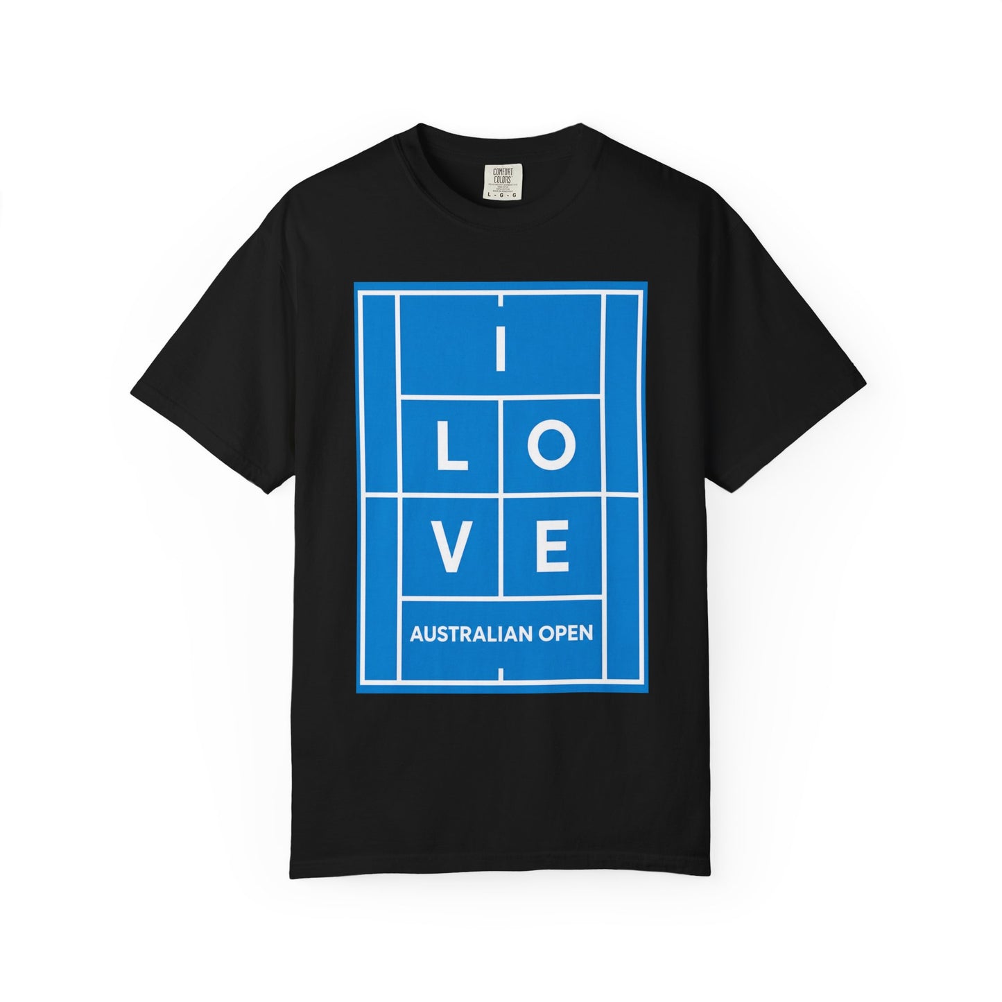 Australian Open 'I Love' Tennis Court Graphic T-Shirt