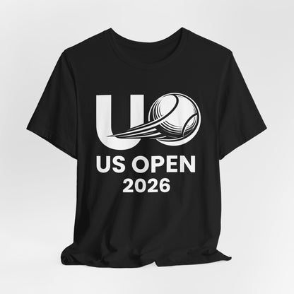 US Open 2026 Tennis Tee — Bold Logo Match-Day Shirt