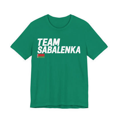 Team Sabalenka Minimalist Pan-African Flag T-shirt