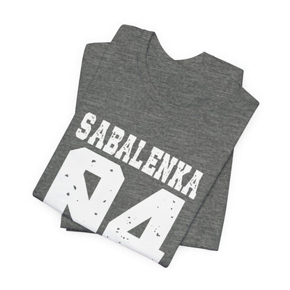 Sabalenka Short Sleeve Tee — Minimal Classic Blank T‑Shirt