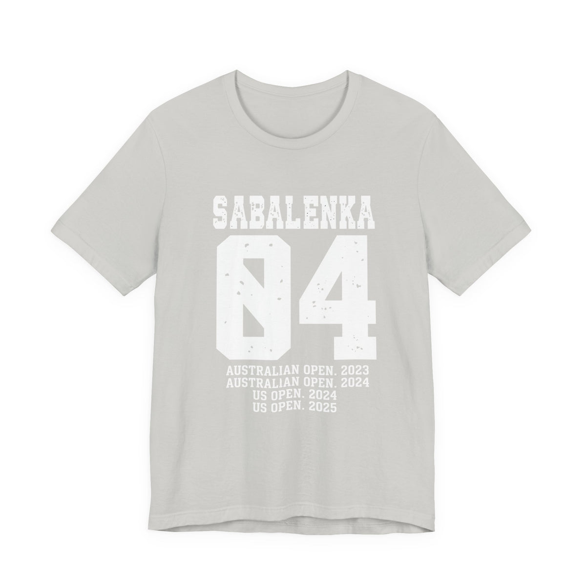 Sabalenka Short Sleeve Tee — Minimal Classic Blank T‑Shirt