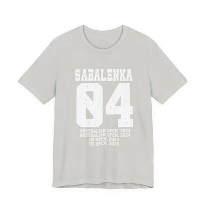 Sabalenka Short Sleeve Tee — Minimal Classic Blank T‑Shirt