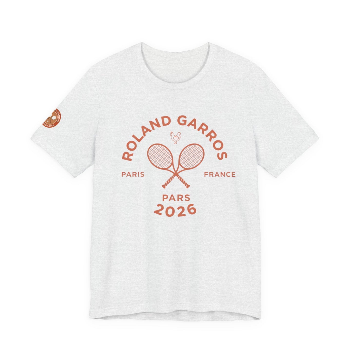 Roland Garros 2026 Tennis Tee – Paris Tournament Graphic T-Shirt
