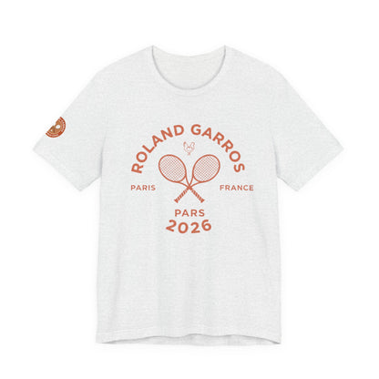 Roland Garros 2026 Tennis Tee – Paris Tournament Graphic T-Shirt