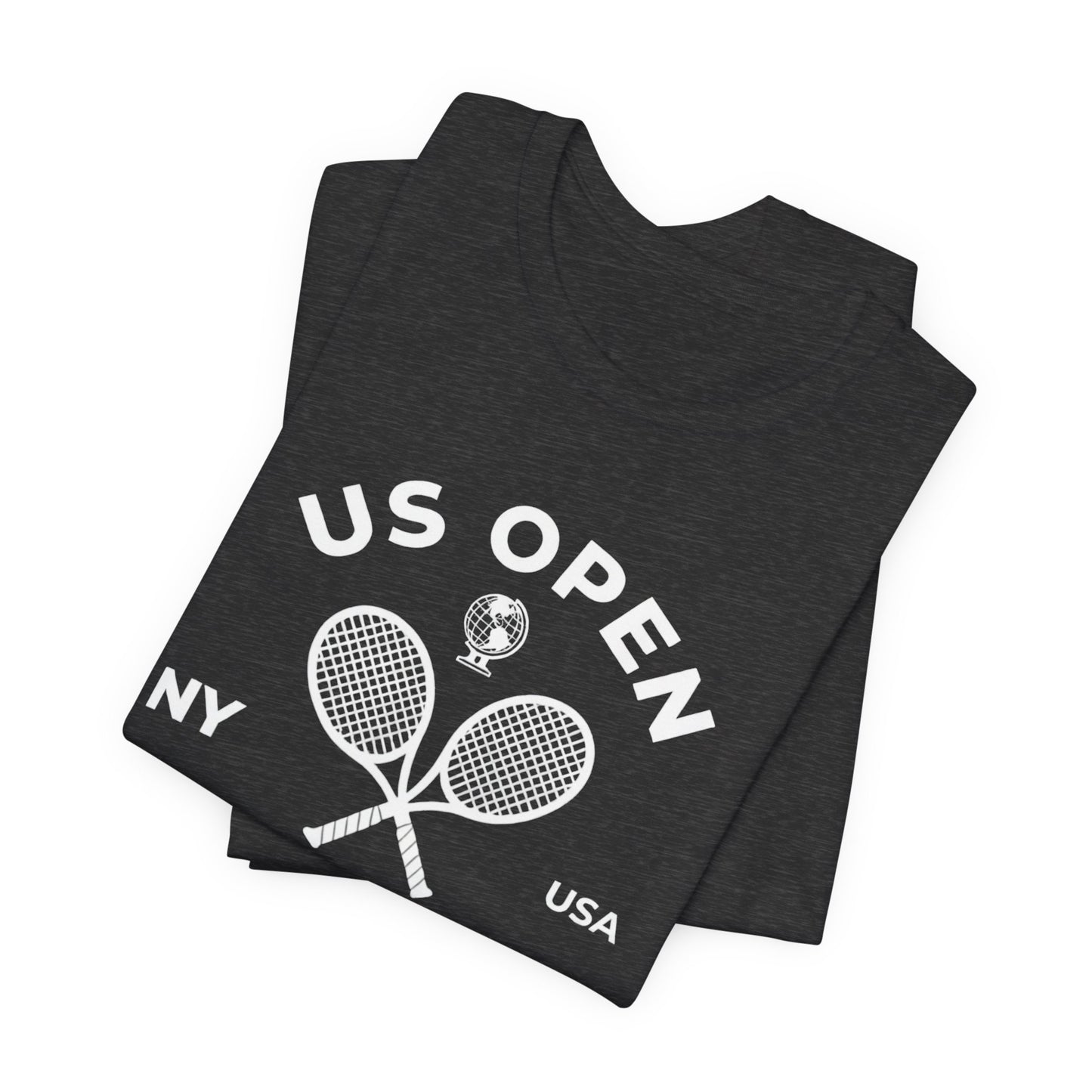 US Open Queens 2026 Tennis Tee — NY USA Vintage Racket T-Shirt