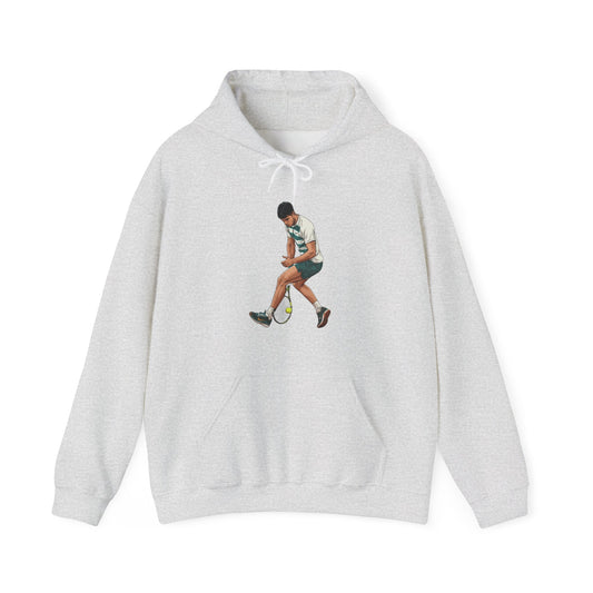 Vintage Tennis Hoodie — "It’s Carlos Alcaraz" Retro Tennis Illustration Sweatshirt