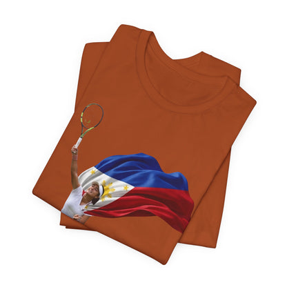 Alex Eala - Tennis Player with Philippine Flag T‑Shirt