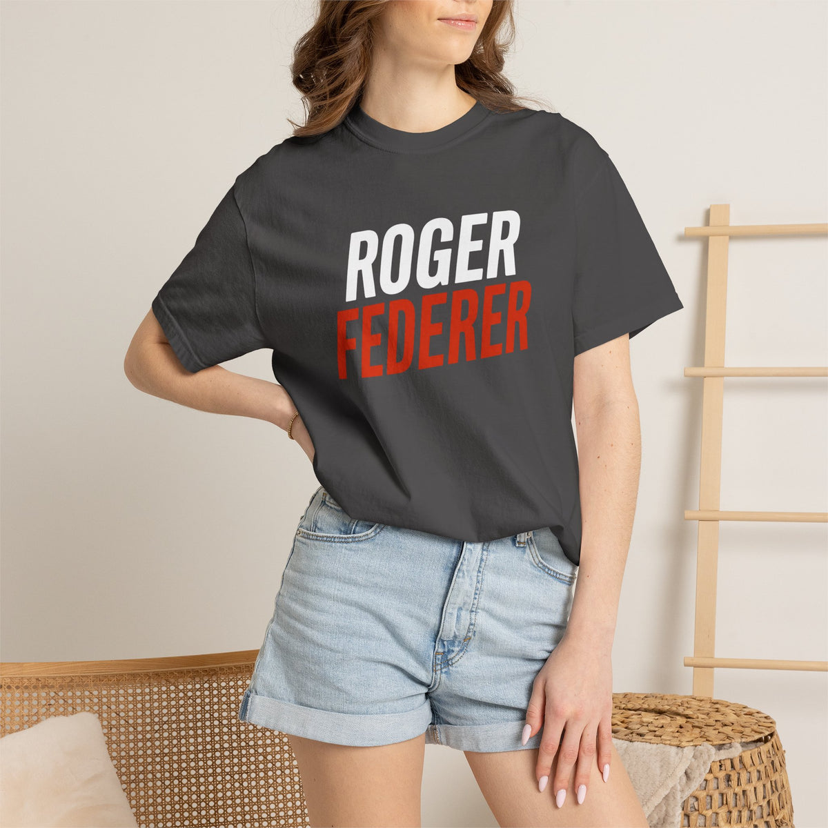 Roger Federer Retro Tennis T-Shirt