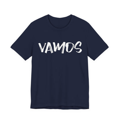 Vamos T-Shirt — Bold Brush Script Graphic Tee