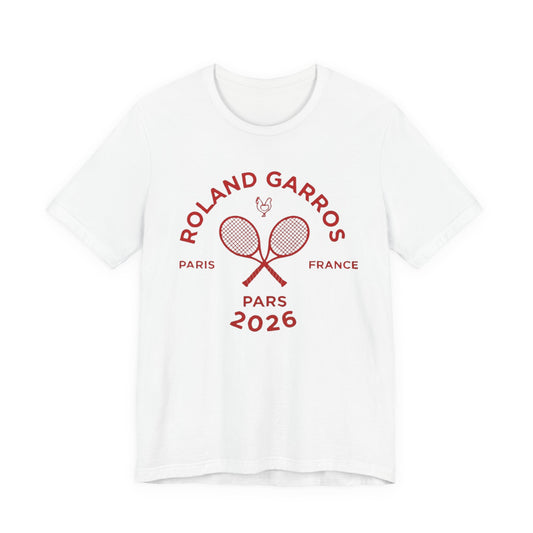 Roland Garros 2026 Paris Tennis Tee