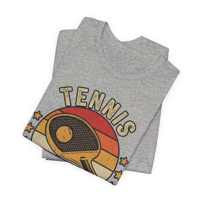 Tennis Master Tee — Retro Paddle & Ball Vintage-Style Tennis Shirt