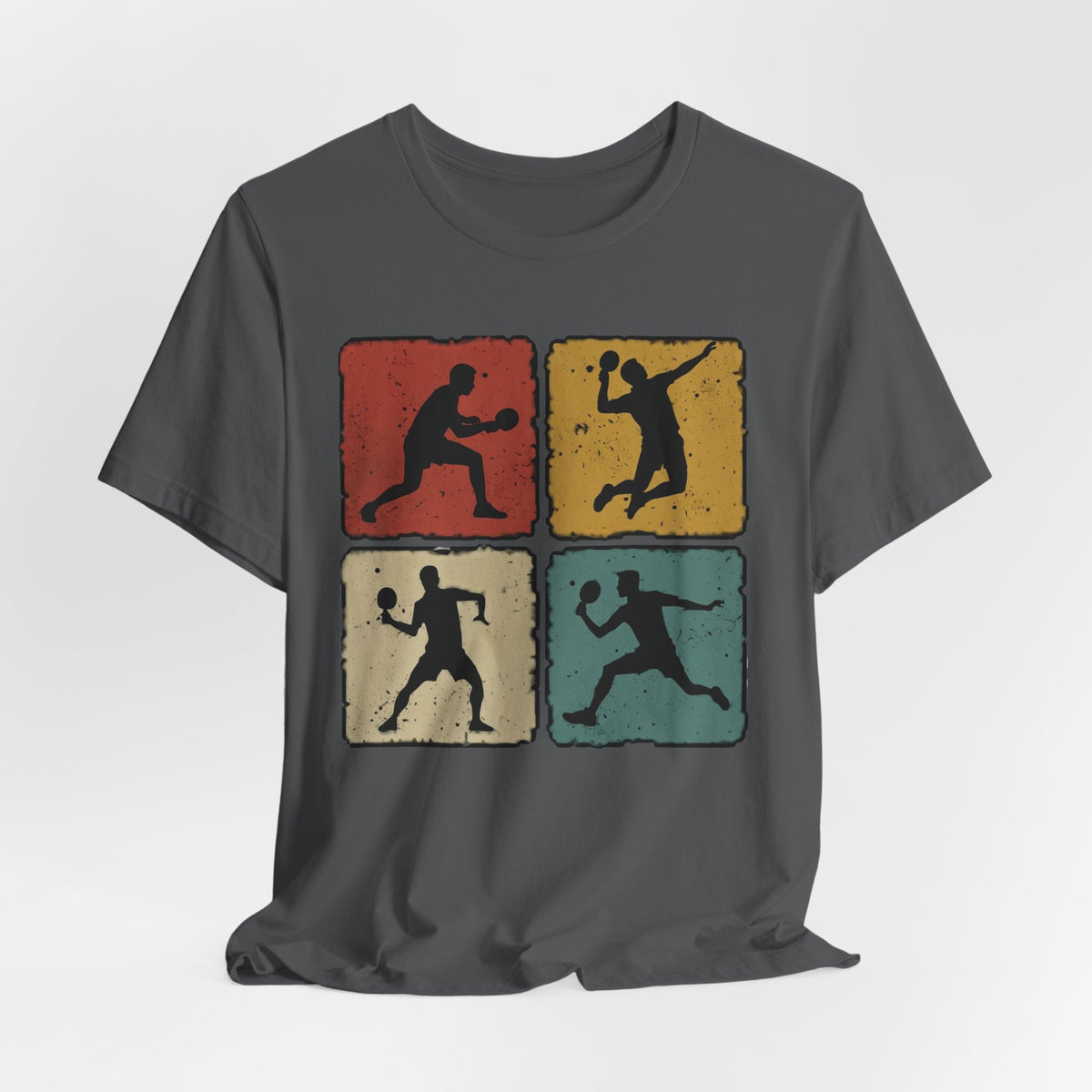 Tennis Silhouette Tee — Retro Vintage Graphic Shirt