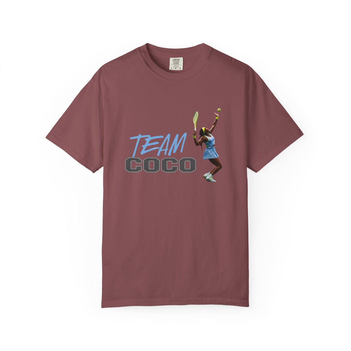 Team Coco Gauff Tennis T-Shirt — "TEAM COCO" Tennis Player Graphic Tee