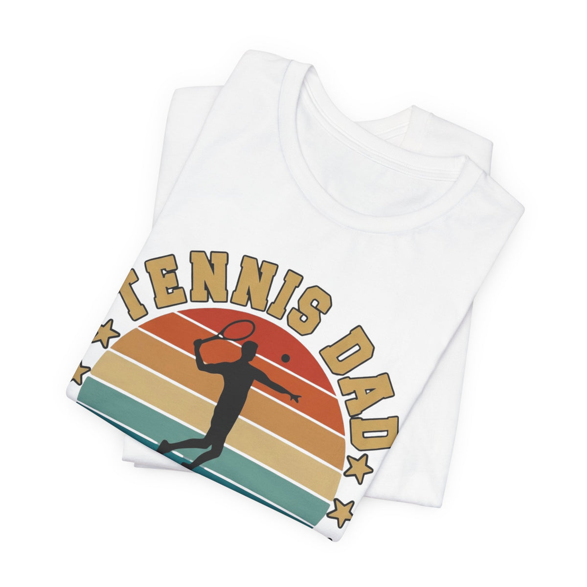 Tennis Dad Tee - "Like a Regular Dad but Cooler" Retro Tennis Father's Day Shirt