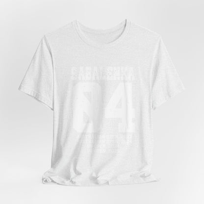 Sabalenka Short Sleeve Tee — Minimal Classic Blank T‑Shirt