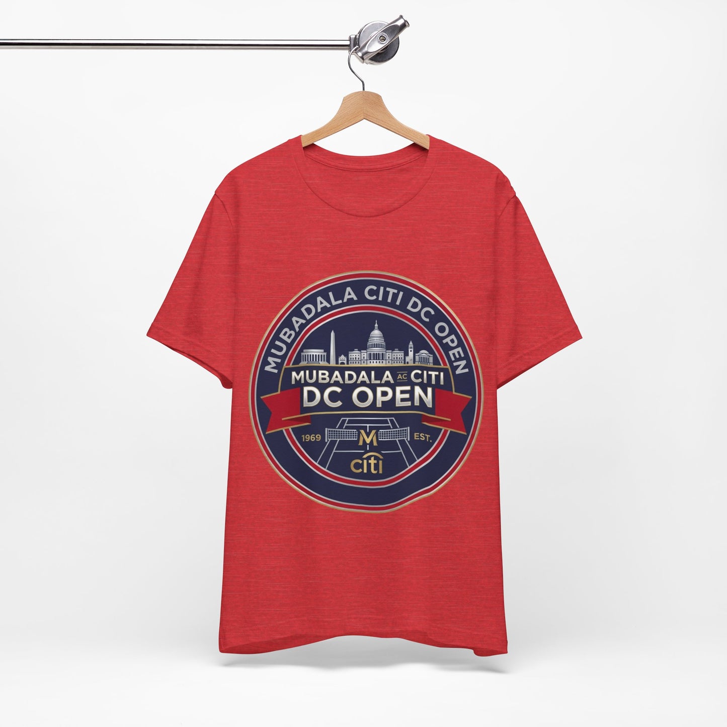 DC Open Tennis Tee — 'Mubadala Citi DC Open' Vintage Badge Shirt