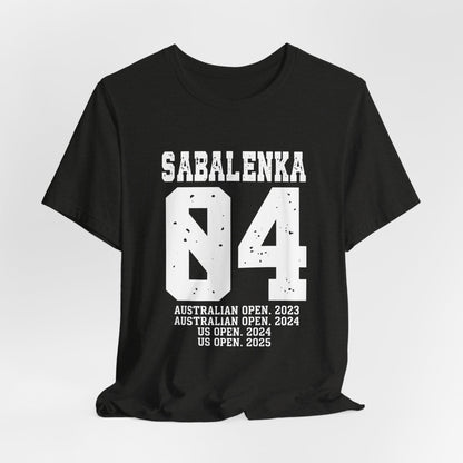Sabalenka Short Sleeve Tee — Minimal Classic Blank T‑Shirt