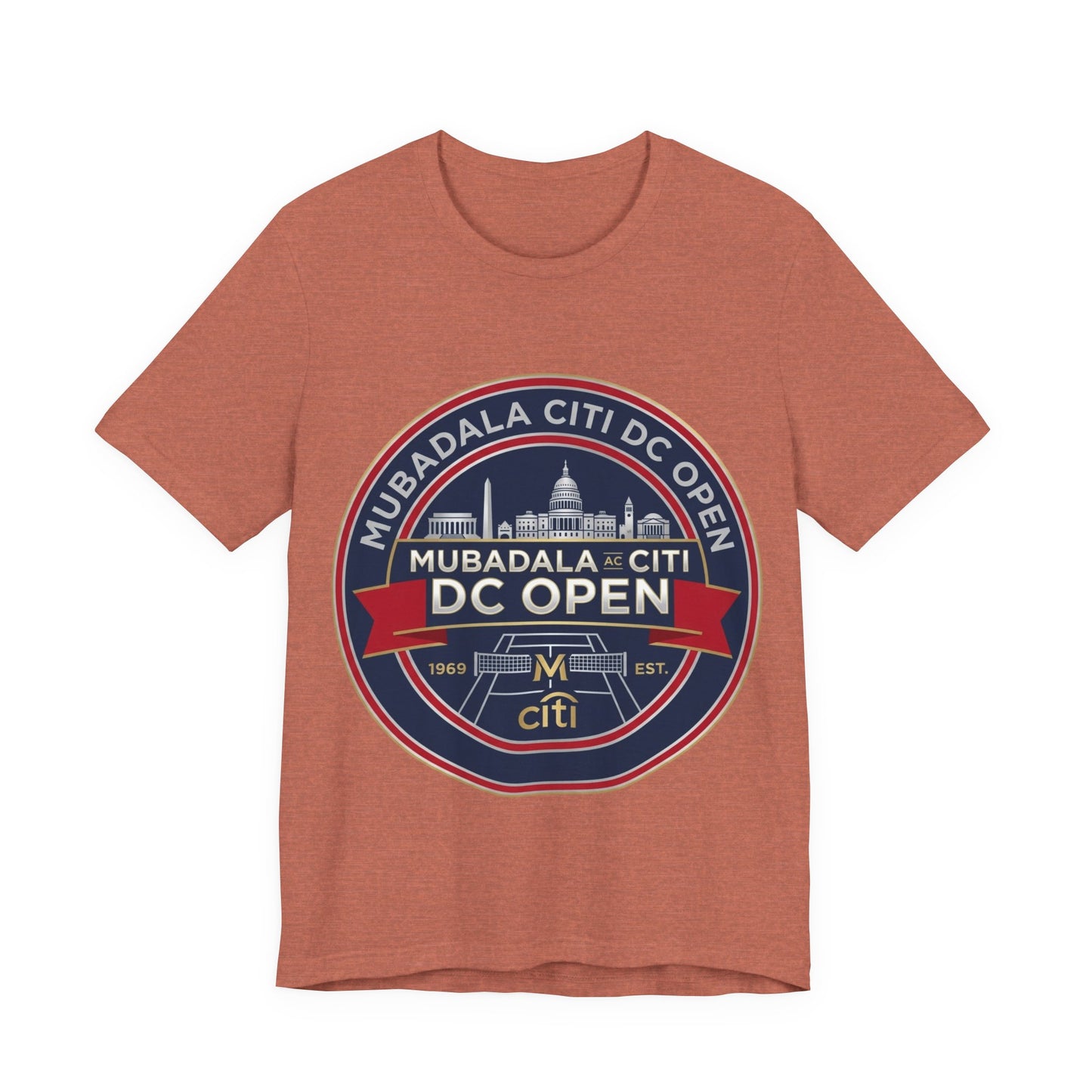 DC Open Tennis Tee — 'Mubadala Citi DC Open' Vintage Badge Shirt