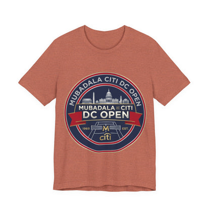 DC Open Tennis Tee — 'Mubadala Citi DC Open' Vintage Badge Shirt