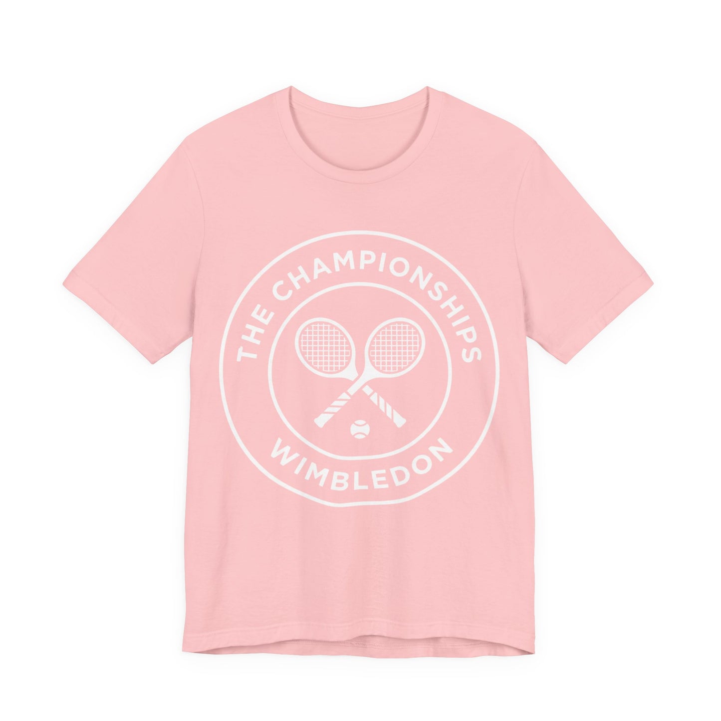 Wimbledon Championships Tennis Tee — Retro Tennis Racket Logo T-Shirt