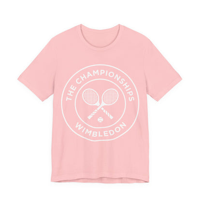 Wimbledon Championships Tennis Tee — Retro Tennis Racket Logo T-Shirt