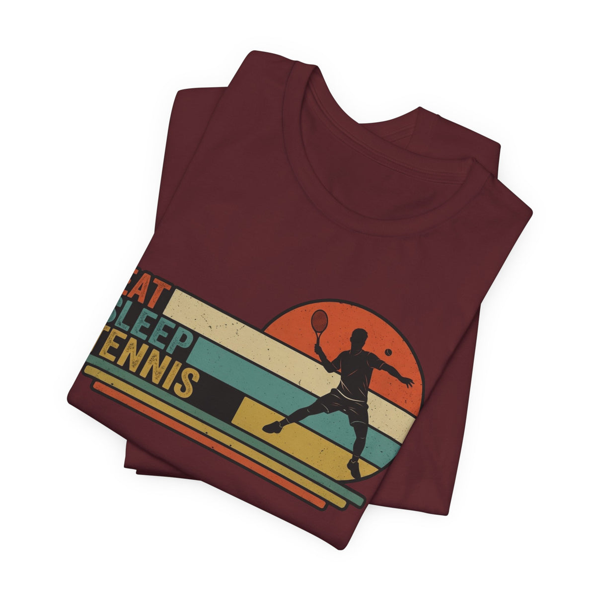 Eat Sleep Tennis Vintage Graphic Tee