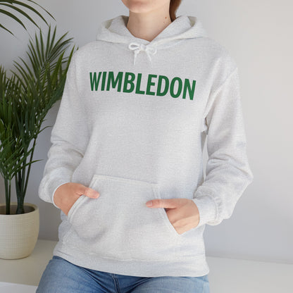 Wimbledon Hoodie — Classic Green Tennis Logo Pullover
