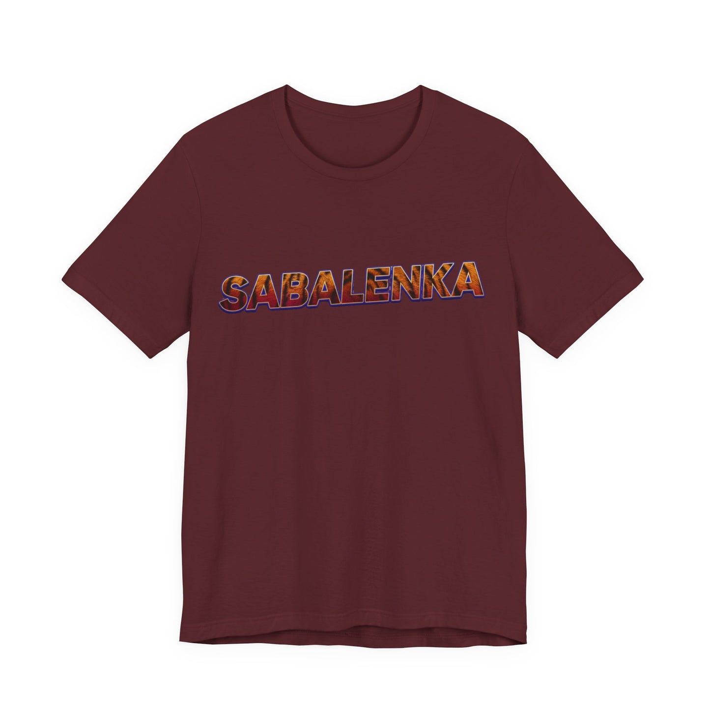 Sabalenka Tennis T‑Shirt — Bold Text Fan Tee