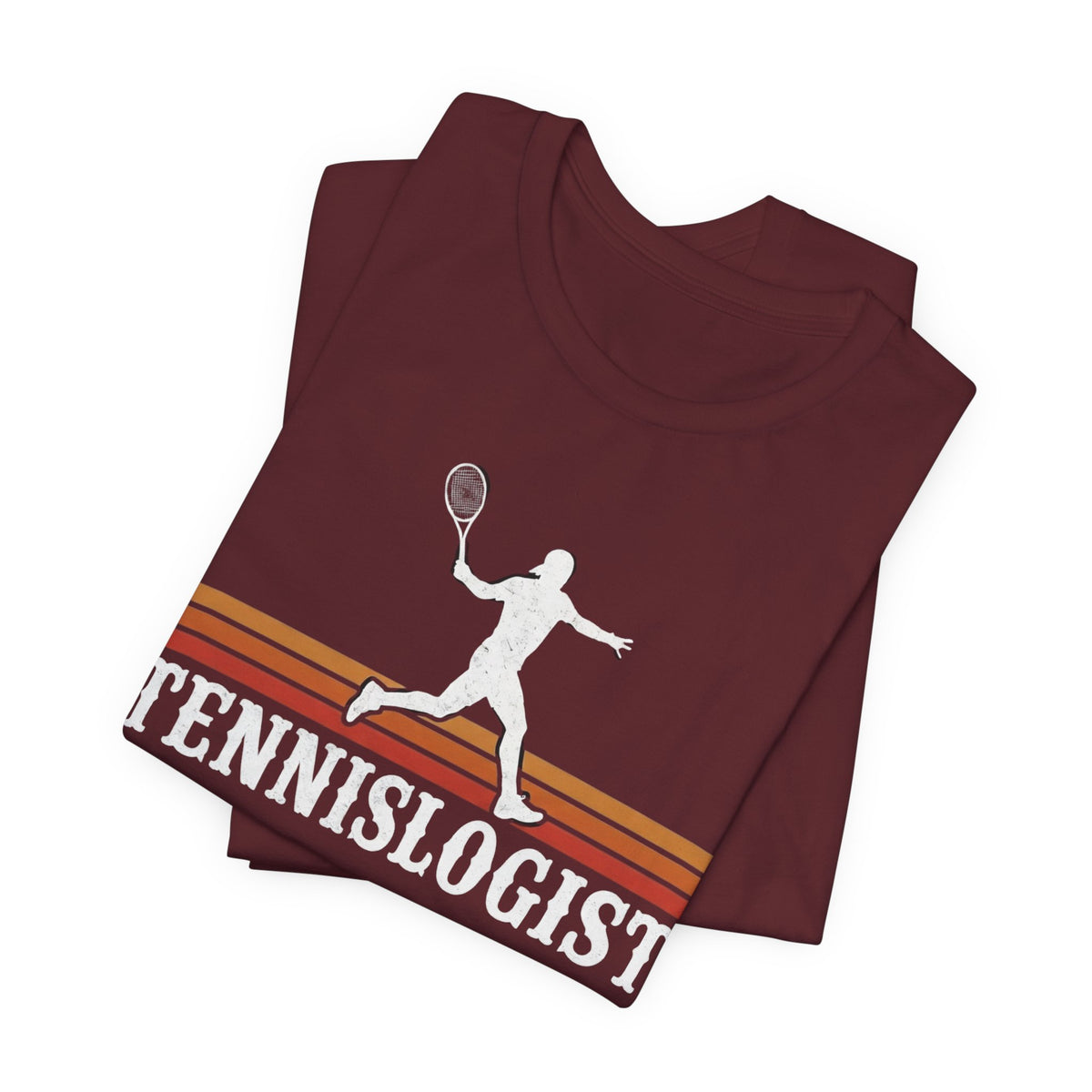 Tennislogist T‑Shirt – Retro Tennis Player Graphic Tee for Coaches & Fans