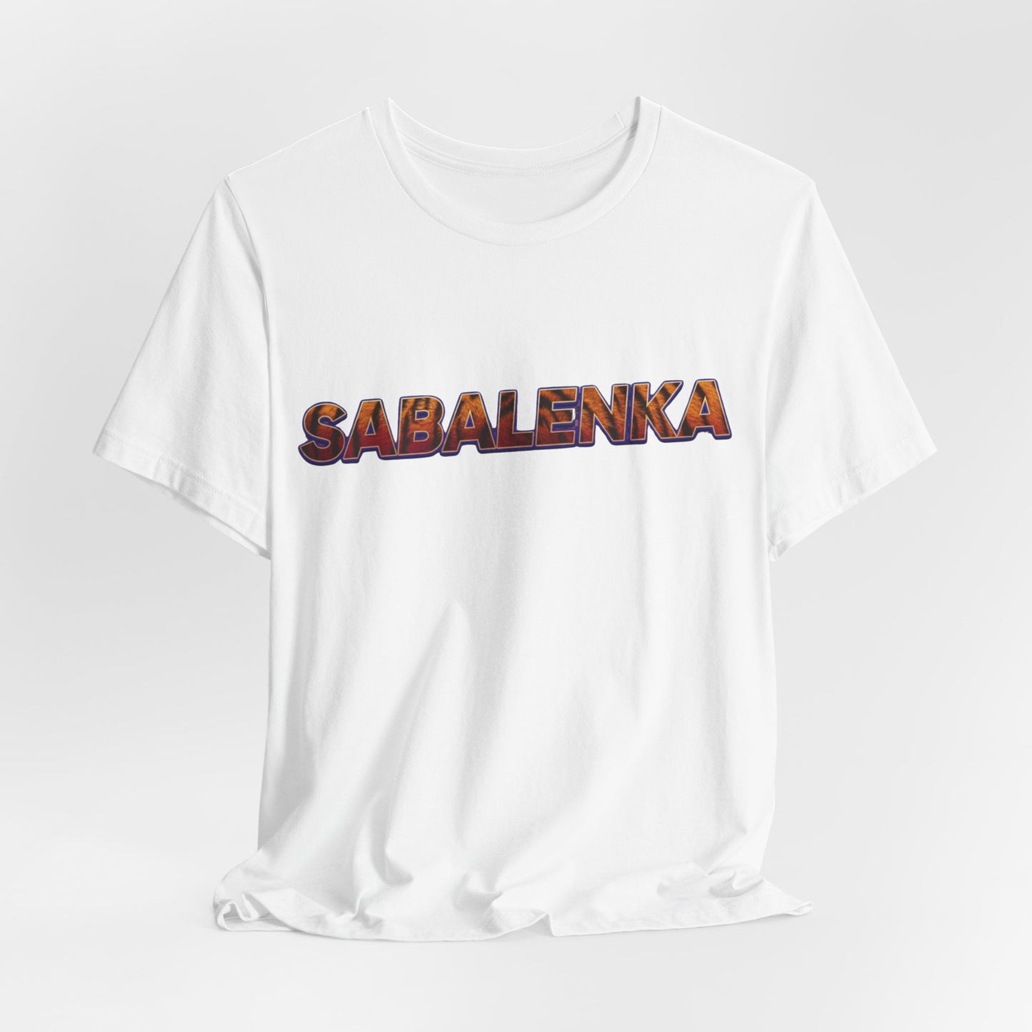Sabalenka Tennis T‑Shirt — Bold Text Fan Tee