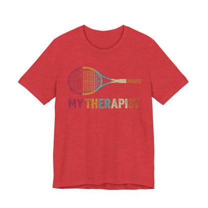 Tennis 'My Therapist' Graphic Tee — Funny Tennis Player Gift