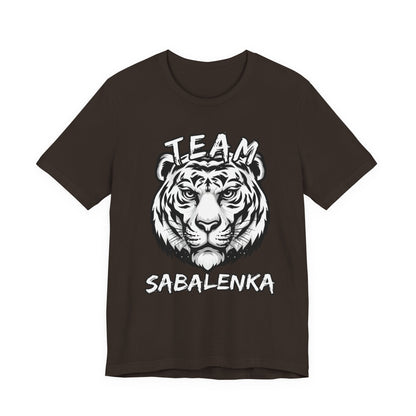Team Sabalenka Tiger T-Shirt — Tennis Fan Tee