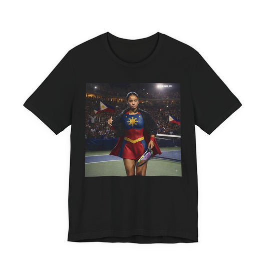 Alex Eala Tennis T‑Shirt — Filipino Tennis Star Photo Tee