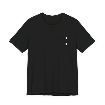 Minimal Dot Chest Tee — Casual Everyday Short Sleeve Shirt