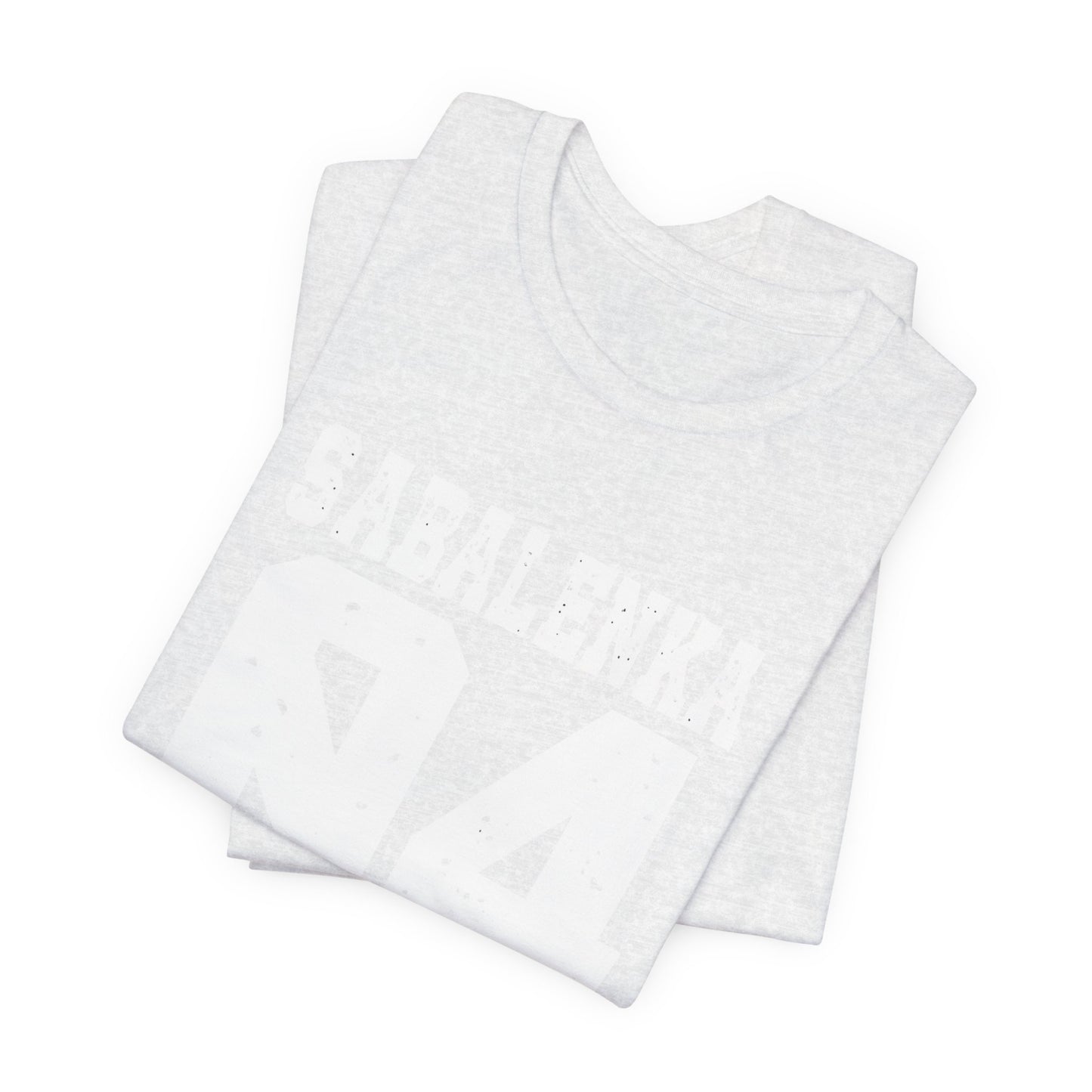 Sabalenka Short Sleeve Tee — Minimal Classic Blank T‑Shirt