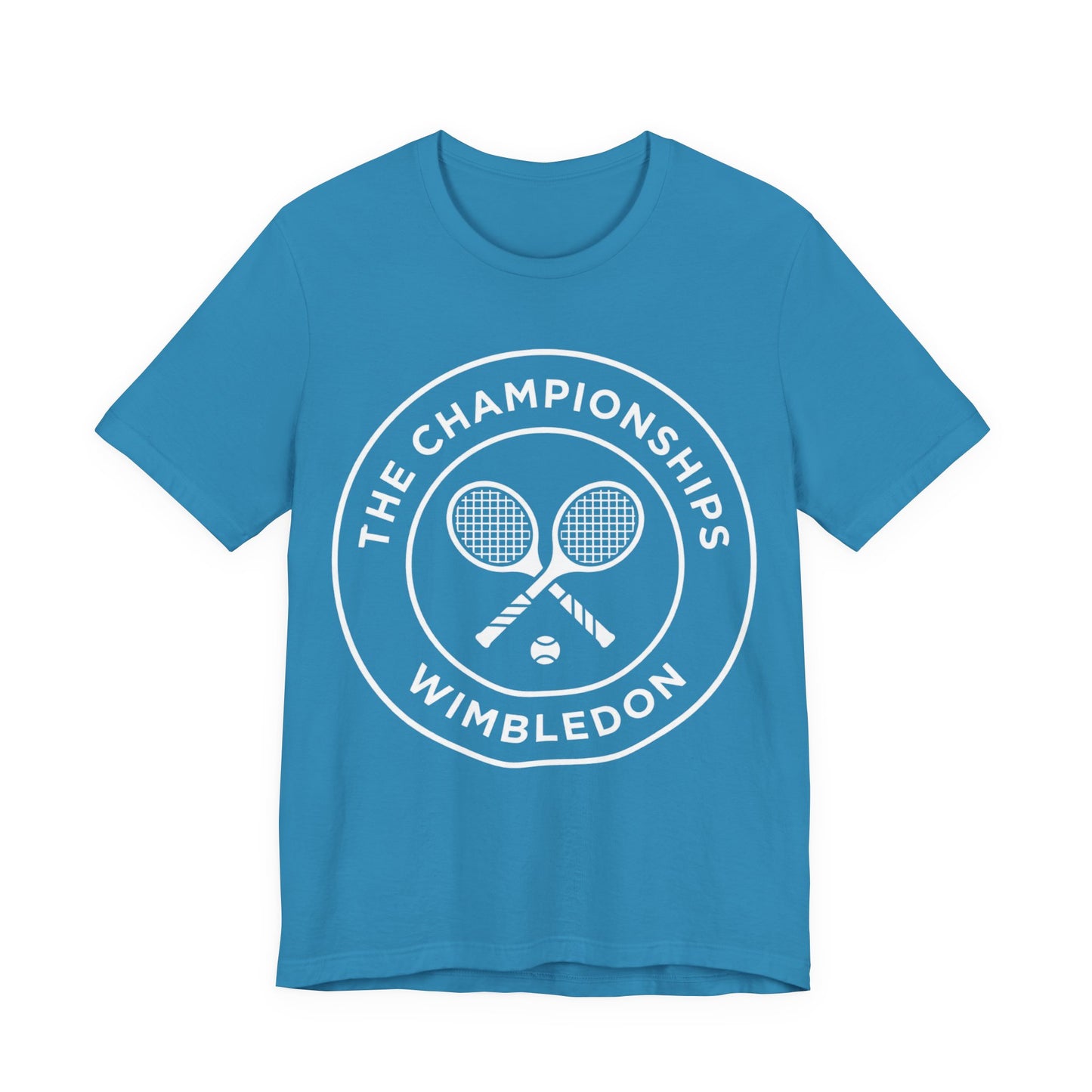 Wimbledon Championships Tennis Tee — Retro Tennis Racket Logo T-Shirt