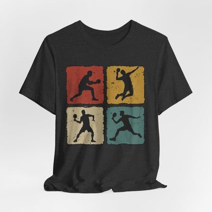 Tennis Silhouette Tee — Retro Vintage Graphic Shirt