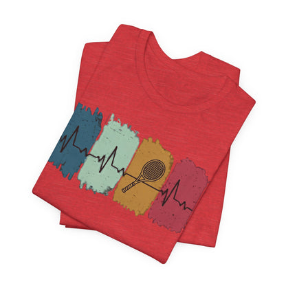 Drum Heartbeat T-Shirt – Retro Brushstroke Drumstick Heartbeat Tee