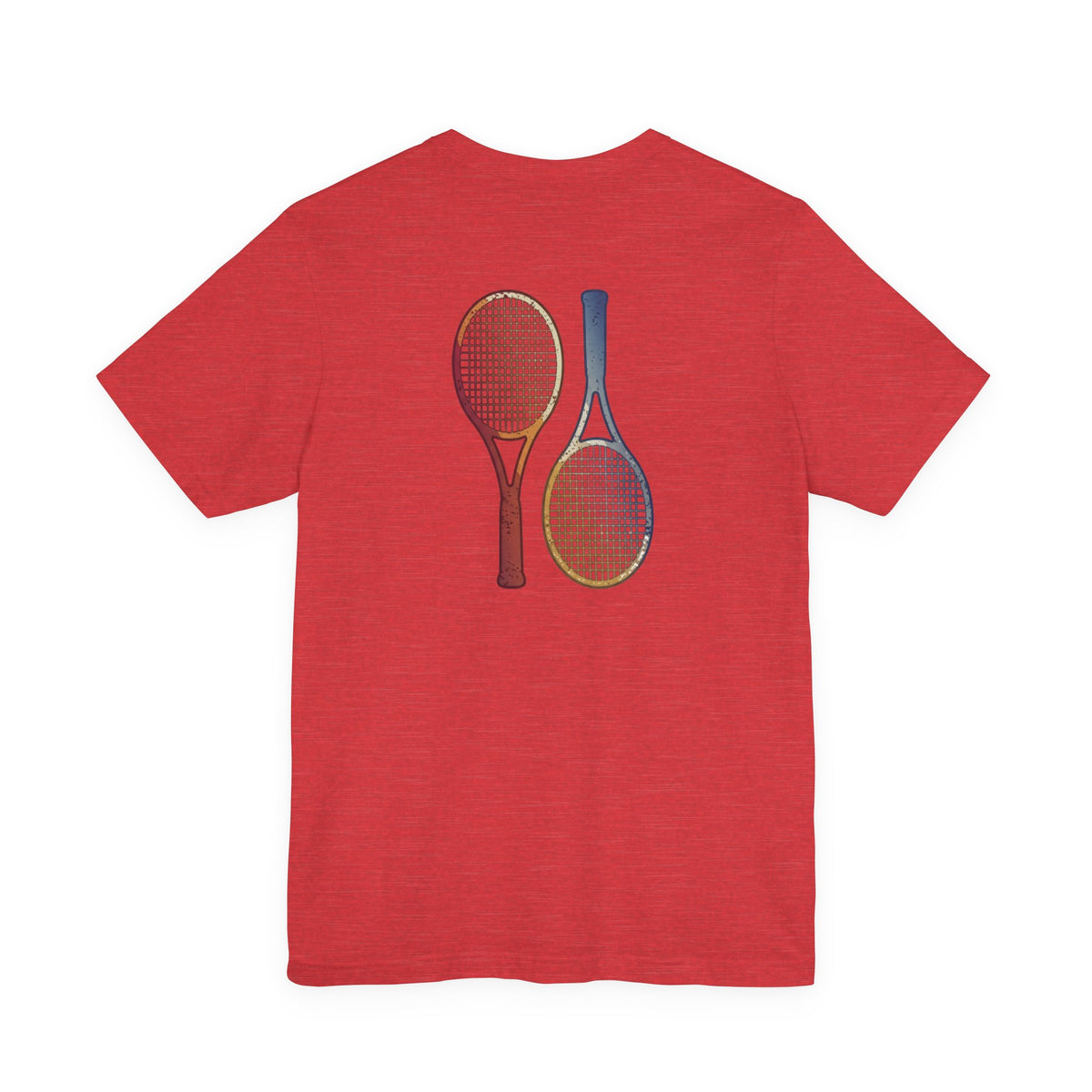 Tennis Rackets Tee — Vintage Wooden Racquets Graphic Shirt